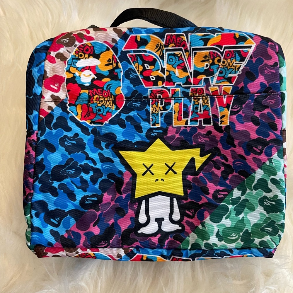 Bape Play Insulated Lunch Bag Cooler Tote Drink Carrier NWOT Medicomtoy